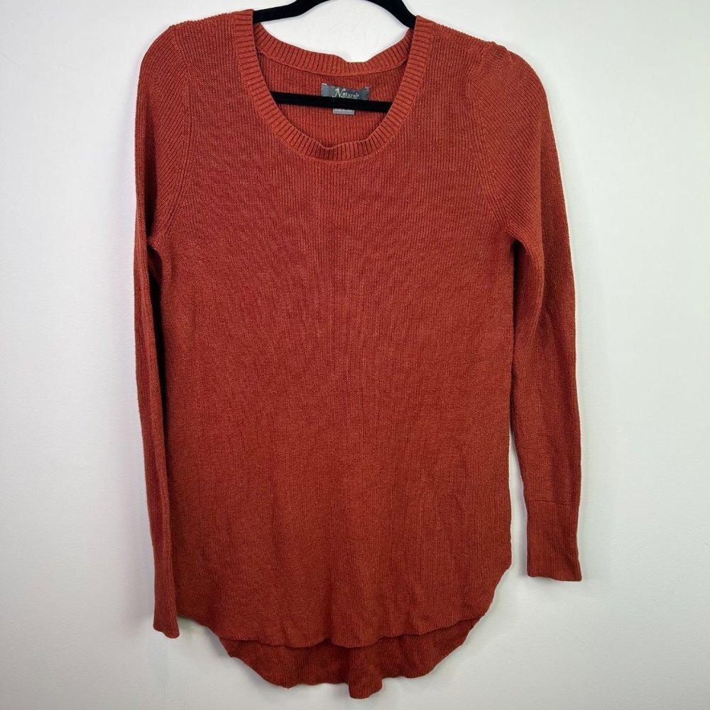 Natural‎ red knit sweater size medium